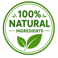 100% natural ingredients