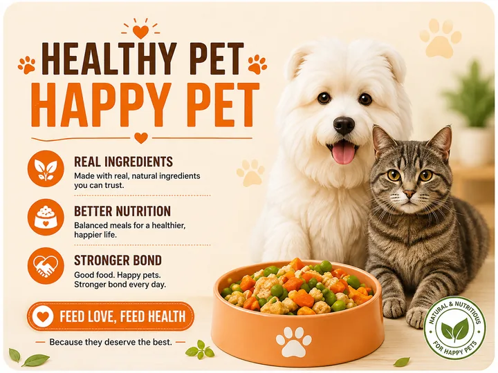 Healthy pet, happy pet